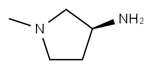 3-Pyrrolidinamine,1-methyl-,(3S)-(9CI) Structure