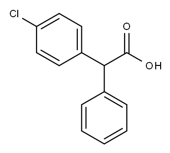 2-(4-CHLOROPHENYL)-2-PHENYLACETIC ACID Structure