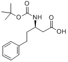 BOC-(R)-3-AMINO-5-PHENYLPENTANOIC ACID Structure