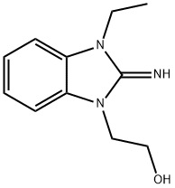 2-(3-ethyl-2-imino-2,3-dihydro-1H-benzimidazol-1-yl)ethanol Structure