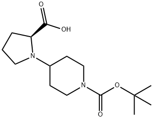 L-N-[(4'-BOC)PIPERIDINO]PROLINE Structure