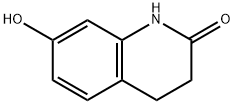 3,4-Dihydro-7-hydroxy-2(1H)-quinolinone Structure