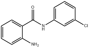 2-AMINO-N-(3-CHLOROPHENYL)BENZAMIDE Structure