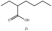 zirconium tetra(2-ethylhexanoate) Structure