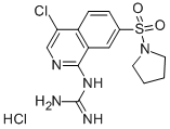 1-(4-CHLORO-7-(PYRROLIDIN-1-YLSULFONYL)ISOQUINOLIN-1-YL)GUANIDINE HYDROCHLORIDE Structure