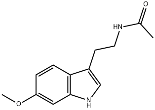 N-ACETYL-6-METHOXYTRYPTAMINE Structure
