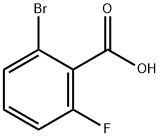 2-Bromo-6-fluorobenzoic acid Structure