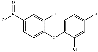 2-CHLORO-1-(2,4-DICHLOROPHENOXY)-4-NITROBENZENE Structure