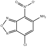 5-AMINO-7-CHLORO-4-NITROBENZOFURAZAN Structure