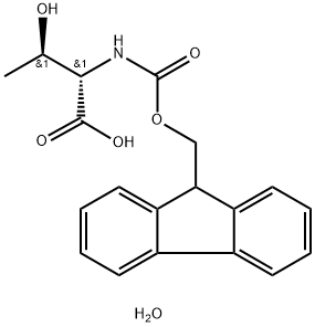 Fmoc-L-threonine monohydrate Structure