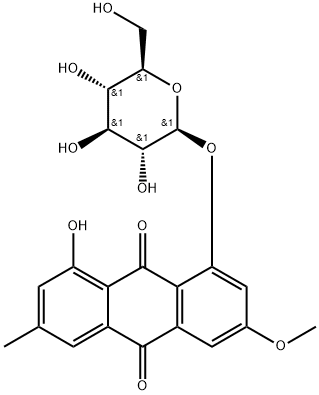 Physcion 8-β-D-glucoside Structure