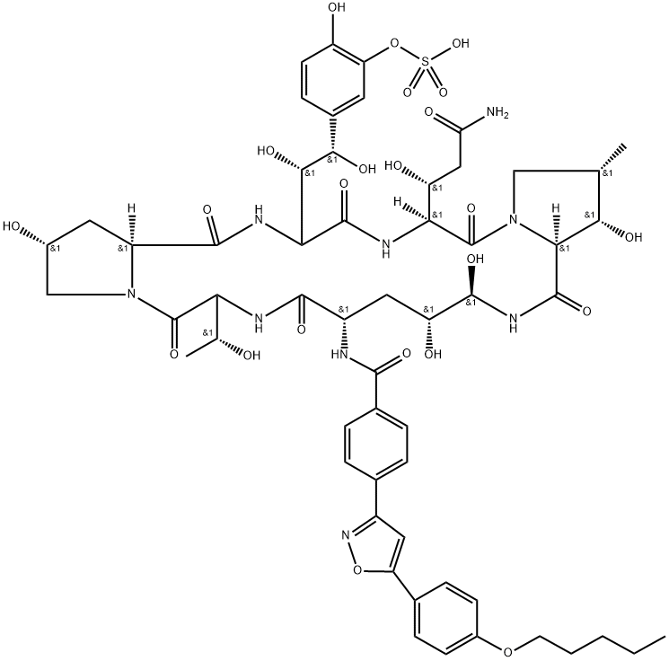 Micafungin Structure
