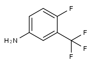 4-Fluoro-3-(trifluoromethyl)aniline Structure