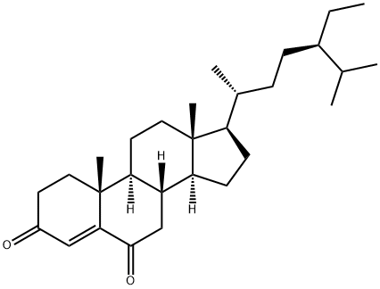 stigmast-4-ene-3,6-dione Structure