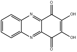 2 3-DIHYDROXY-1 4-PHENAZINEDIONE Structure
