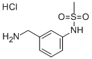 3-(Methylsulfonylamino)benzylamine Hydrochloride Structure