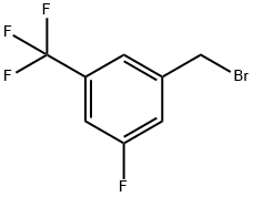 3-FLUORO-5-(TRIFLUOROMETHYL)BENZYL BROMIDE Structure