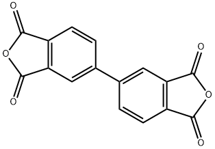 3,3',4,4'-Biphenyltetracarboxylic dianhydride Structure