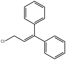 (3-chloroprop-1-ene-1,1-diyl)dibenzene Structure