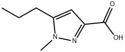 1H-Pyrazole-3-carboxylicacid,1-methyl-5-propyl-(9CI) Structure