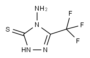 4-AMINO-5-TRIFLUOROMETHYL-4H-1,2,4-TRIAZOLE-3-THIOL Structure