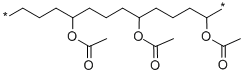 Ethylene-vinyl acetate copolymer Structure