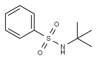 N-tert-butylbenzenesulfonamide Structure