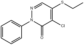 4-CHLORO-5-(ETHYLTHIO)-2-PHENYLPYRIDAZINE-3(2H)-ONE Structure