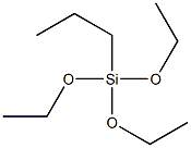 Triethoxypropylsilane Structure