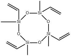 2,4,6,8-Tetravinyl-2,4,6,8-tetramethylcyclotetrasiloxane  Structure