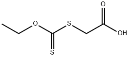 2-(Ethoxythioxomethylthio)acetic acid Structure
