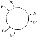 Hexabromocyclododecane Structure