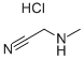 Methylaminoacetonitrile hydrochloride Structure