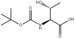 Boc-L-Threonine Structure