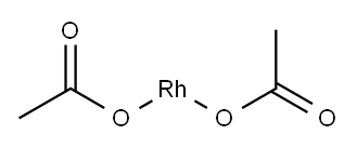 rhodium(3+) acetate  Structure