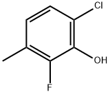 6-CHLORO-2-FLUORO-3-METHYLPHENOL Structure