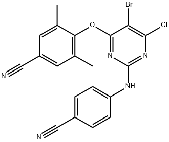 6-Desamino 6-Chloro Etravirine Structure