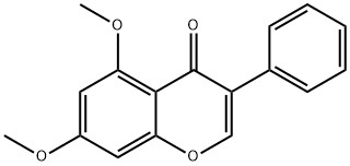 5,7-DIMETHOXYISOFLAVONE Structure