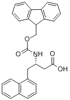 FMOC-(S)-3-AMINO-4-(1-NAPHTHYL)-BUTYRIC ACID Structure