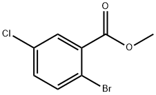 METHYL 2-BROMO-5-CHLOROBENZOATE Structure