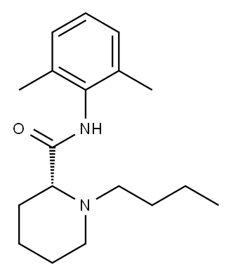 (R)-(+)-BUPIVACAINE HCL Structure