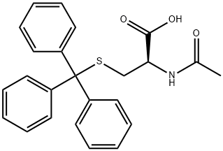 AC-CYS(TRT)-OH Structure