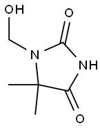 1-(HYDROXYMETHYL)-5,5-DIMETHYLHYDANTOIN Structure