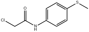 2-CHLORO-N-[4-(METHYLTHIO)PHENYL]ACETAMIDE Structure