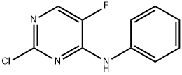 (2-chloro-5-fluoro-pyrimidin-4-yl)-phenyl-amine Structure