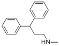 N-Methyl-3,3-diphenylpropylamine Structure