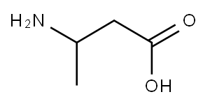 DL-3-Aminobutyric acid Structure