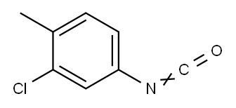 3-Chloro-4-methylphenyl isocyanate Structure
