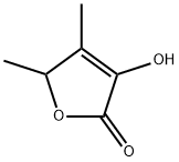 4,5-Dimethyl-3-hydroxy-2,5-dihydrofuran-2-one Structure