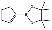 2-CYCLOPENTENYL-4,4,5,5-TETRAMETHYL-1,3,2-DIOXABOROLANE Structure